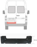 Ремчастина задньої правої дверки Mercedes Sprinter 1995-2006, Volkswagen LT 2 1996-2005