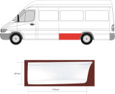 Ремчастина заднього лівого крила Mercedes Sprinter 1995-2006, Volkswagen LT 2 1996-2005