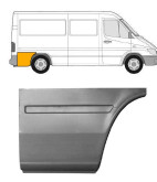 Ремчастина заднього правого крила Mercedes Sprinter 1995-2006, Volkswagen LT 2 1996-2005