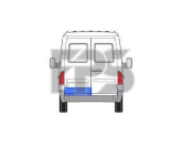 Ремчастина задньої правої дверки Mercedes Sprinter 1995-2006, Volkswagen LT 2 1996-2005