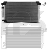 Радіатор кондиціонера Nissan Altima 2013-2016 , USA (921003TA1A)