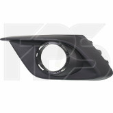 Решітка в передній бампер ліва Mazda 3 BM 2013-2016 під окуляр