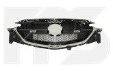 Решітка радіатора Mazda CX5 2017-2021, чорний глянець з хром молдингами