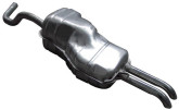 Глушник задній Skoda Octavia Volkswagen Bora Golf 1997-, 1J5253609L