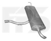 Глушник задній Nissan Qashqai 2006-2013