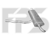 Глушник задній Nissan Qashqai 2006-2013, 2.0 дизель