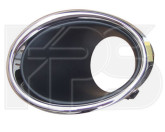 Решітка в бампер ліва Nissan Qashqai 2014-2017, Rogue Sport 2017-2019