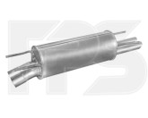 Глушник задній Opel Omega B 1994-2003, 5852841, 5852934, 90466788, 90531656
