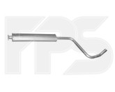 Резонатор вихлопної системи CHEVROLET CRUZE OPEL ASTRA