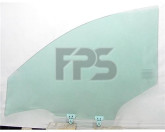 Скло передньої правої дверки Nissan Qashqai 2014-