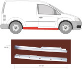 Порог правий Volkswagen Caddy 3 2004-2015
