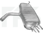 Глушник задній Volkswagen Golf 5 2003-2009 дизель, 1K6253609R
