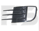 Решітка в бампер ліва Volkswagen Golf 6 2009-2012, 5K0853665C GTI
