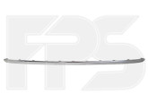 Хром молдинг заднього бампера середній Volkswagen Touareg 2010-2014