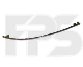 Полоска под фарой Audi A6 01-05, ліва, хром 