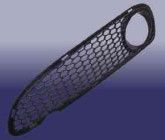 Решетка противотуманной фари Chery Jaggy (06-10) ліва