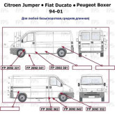 Ремчасть бока Citroen Jumper 94-06, арка, ліва(Klokkerholm)