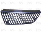 Решетка радиатора Mitsubishi Lancer 9 06-09 верхня, ліва, черная 