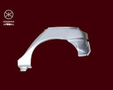 Ремчасть заднього крила Renault Megane 1 1995-1999, хетчбек, арка, цинк, права