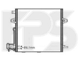 Радіатор кондиціонера Mercedes ML-Class W164 2005-2011 (AVA)