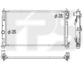 Радіатор охолодження двигуна Dodge Caliber, Chrysler Sebring, Jeep Patriot (AVA)