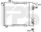 Радіатор кондиціонера Opel Astra G 