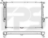Радіатор охолодження двигуна BMW 5 E34 (88-91), BMW 7 E32 (87-94) 3.0, 3,5 АКПП, конд. 