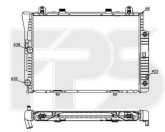 Радіатор охолодження двигуна Mercedes FP 46 A224-X