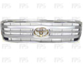 Решетка радиатора Toyota Land Cruiser 100 05-07 хром/серая 
