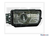 Протитуманна фара (ПТФ) BMW 7 E32 87-94 права гладкое Скло