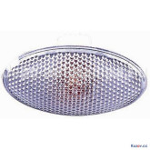 Покажчик повороту на криле Peugeot 307 05-07 лівий/правий, белий (рифлений) 