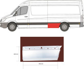 Ремчастина лівого бока Mercedes Sprinter VW Crafter 2006-2018, A9066375609