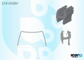 Молдінг скла Opel Movano Renault Master 1998-2009, Iveco Daily 2000-2011