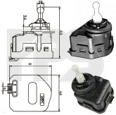 Двигун корректора фари Volkswagen Passat B5 Golf Bora Skoda Superb Audi A4, 1J0941295B, 1J0941295C, 1J0941295F,