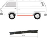 Ремчастина кузова ліва нижня внутрішня Volkswagen Transporter T3 1980-1991
