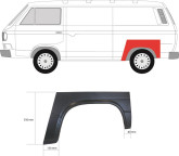 Арка заднього лівого крила Volkswagen Transporter T3 1980-1991