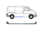 Порог правих здвижних дверей Volkswagen Transporter T4 1990-2002