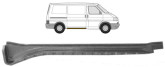 Ремчастина правої зсувної дверки Volkswagen Transporter T4 1990-2002