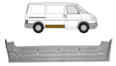 Ремчастина бічної двері права внутрішня Volkswagen Transporter T4 1990-2002