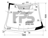 Скло лобове (вітрове) Citroen C3 2002-2009