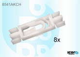 Кліпси пластикові для скла VoVolkswagen Golf 3 1991-1999 Vento 1992-1999