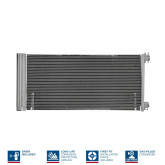Радіатор кондиціонера RENAULT TRAFIC OPEL VIVARO NISSAN NV300 2014-, 921000022R, 921008178R, 93868375, 93868376