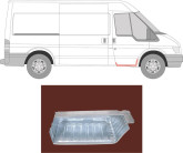 Підніжка права передня Ford Transit 2000-2006