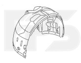 Підкрилок передній правий Audi A3 2017-2020