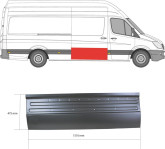 Ремчастина бока правого Mercedes Sprinter 2006-2018