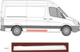 Порог правий внутрішній Mercedes Sprinter 2006-2018