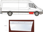 Ремчастина передньої правої дверки Mercedes Sprinter 2006-2018