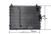 Радіатор кондиціонера Mercedes E-Class W124 1984-1996, 1248300570