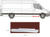 Порог правий Mercedes Sprinter VW Crafter 2006-2018