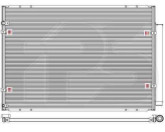 Радіатор кондиціонера LEXUS (Koyorad) FP 81 K496-X